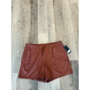 VRST Everyday Shorts Mens 2XL Desert Rust 5 Inch Liner Stretch Zip Pocket New